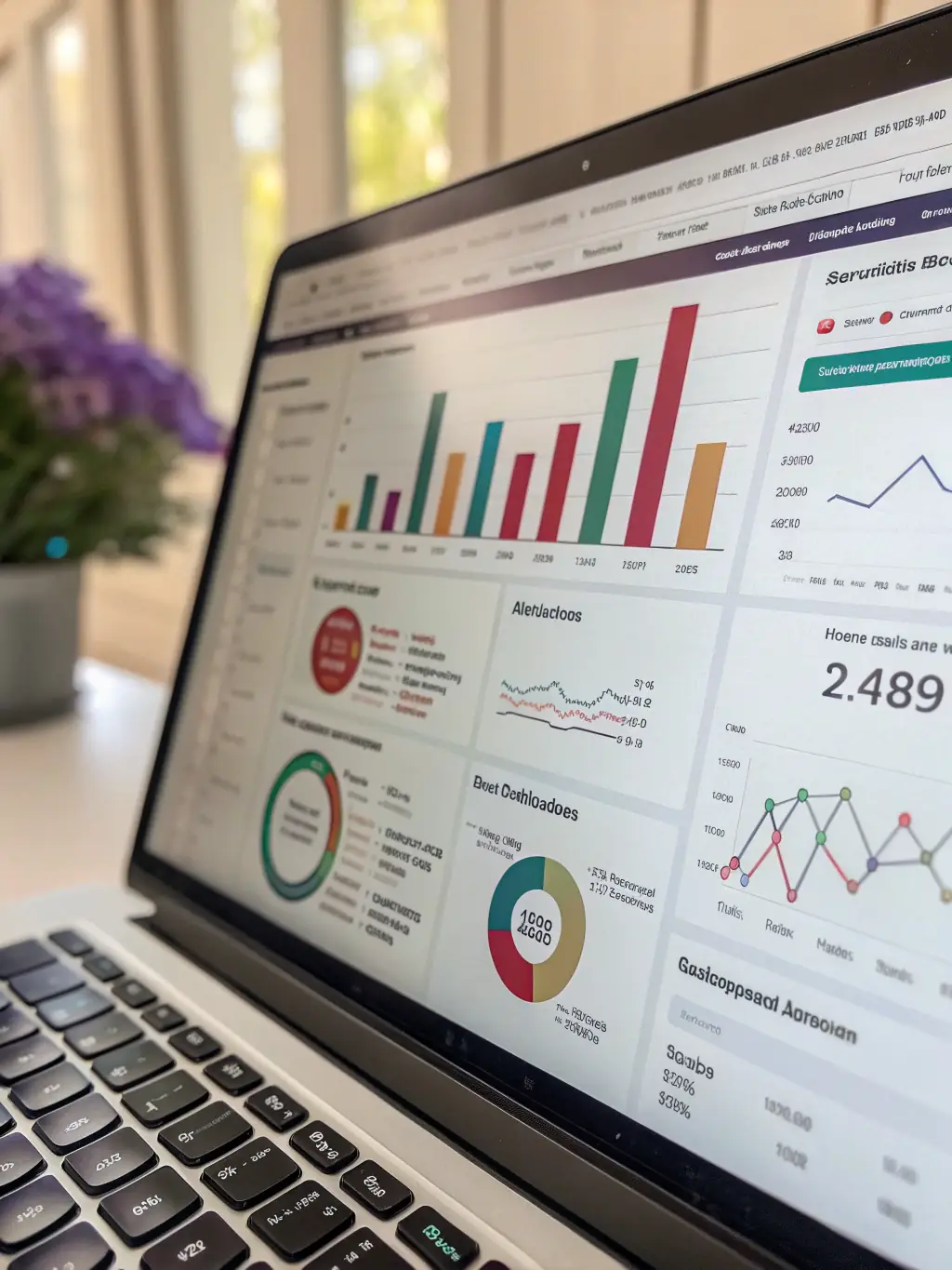 An illustration of the AROS platform's analysis tools, demonstrating its ability to identify trends and patterns in restoration data for improved efficiency.